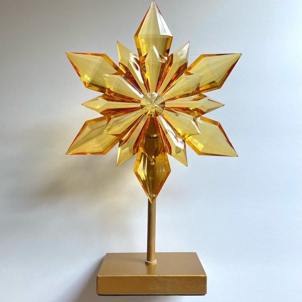 Christmas Star Candle Table Decoration